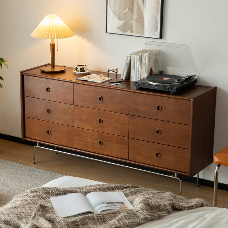 Minimalism Brown Accent Chest Rectangle Chest with Drawers for Living Room Clearhalo 'Cabinets & Chests' 'cabinets_chests' 'furn' 'furn_cabinets_chests' 'Furniture' 'Living Room Furniture' 7665235