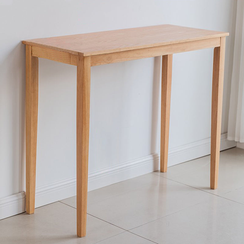 Eigentijdse rechthoek vaste houten woonkamer bar -eettafel