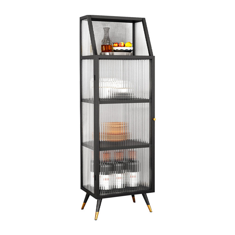 Glam in stile Glam Glass Distrino armadio a buffet largo 13,8 pollici