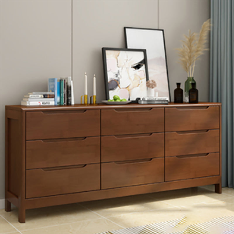 Modern Dresser Solid Wood Storage Chox Profirer con cajones 9/7/6/5/4