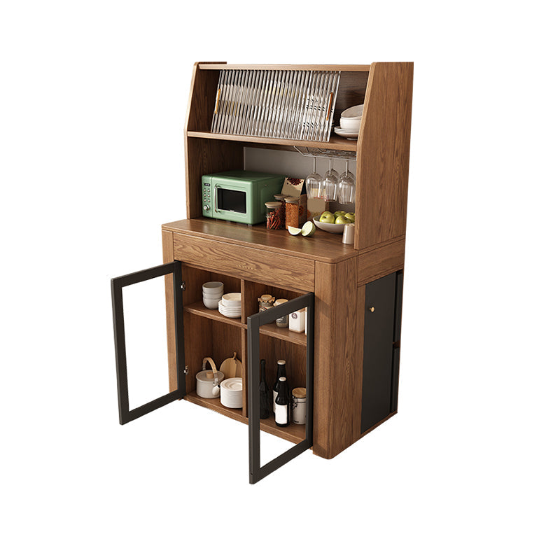 Tavolo da pranzo in legno moderno rettangolo per piccolo spazio con spazio