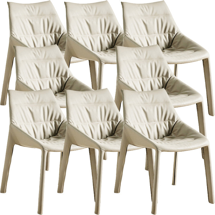 Faux Leder Parsons für zeitgenössische Stil zu Hause Essneitenstuhl