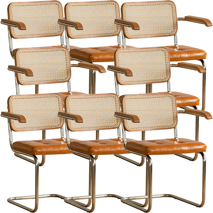 Zeitgenössischer Stil offener Leder gepolsterte Hausspeiseln zu Hause