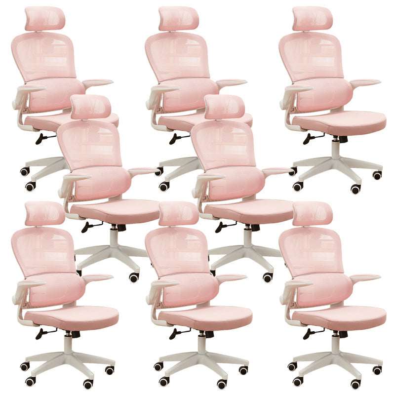 Zeitgenössischer, hochverstellbarer Bürostuhl Mesh-Back-Schreibtischstuhl für Büro