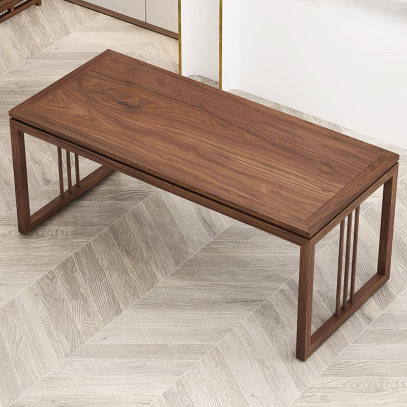 Scrivania per lo studio in legno massiccio scrivania rettangolare slitta, 29,5 "h