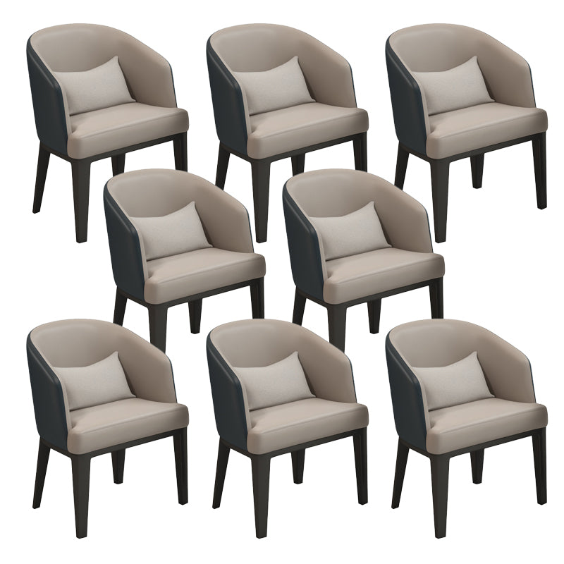 Sedia da pranzo a casa imbottita in stile moderno per sala da pranzo