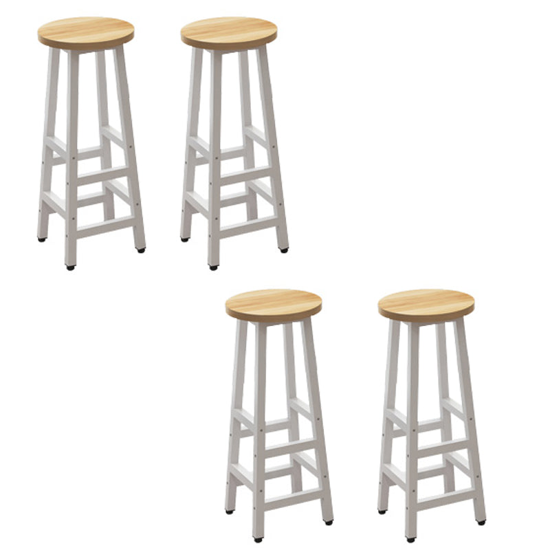 Modern Style 1/4/5 Pieces Wood Rectangular Bar Table Set for Dining Room Chair(s) None Natural White Clearhalo 'Bar Furniture' 'furn' 'furn_home_bar_bar_sets' 'Furniture' 'Home Bars & Bar Sets' 'home_bar_bar_sets' 'Kitchen & Dining Furniture' 7718941