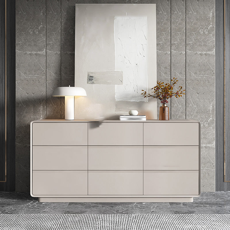 Moderne produzierte Holzspeicher -Brustkommode mit 5/6/8/9 Schubladen