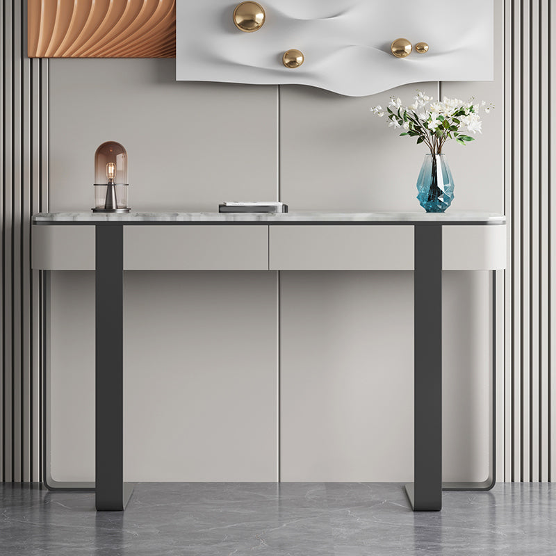 ホールのために石の上に耐性がある現代コンソールのアクセントテーブルスクラッチ