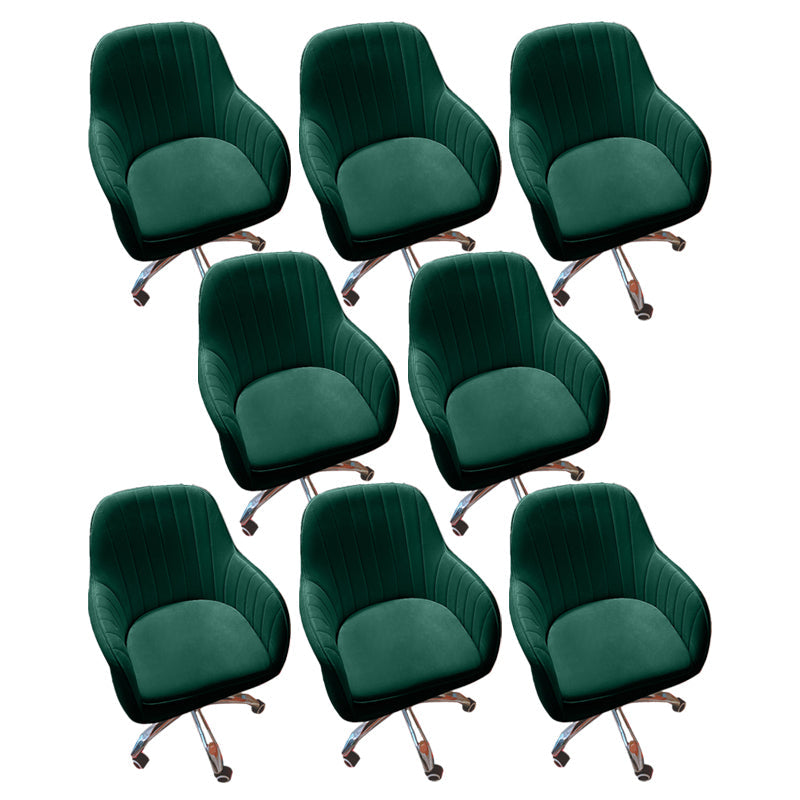 Sedia da ufficio moderna nessuna sedia di altezza del sedile regolabile ergonomica con ruote