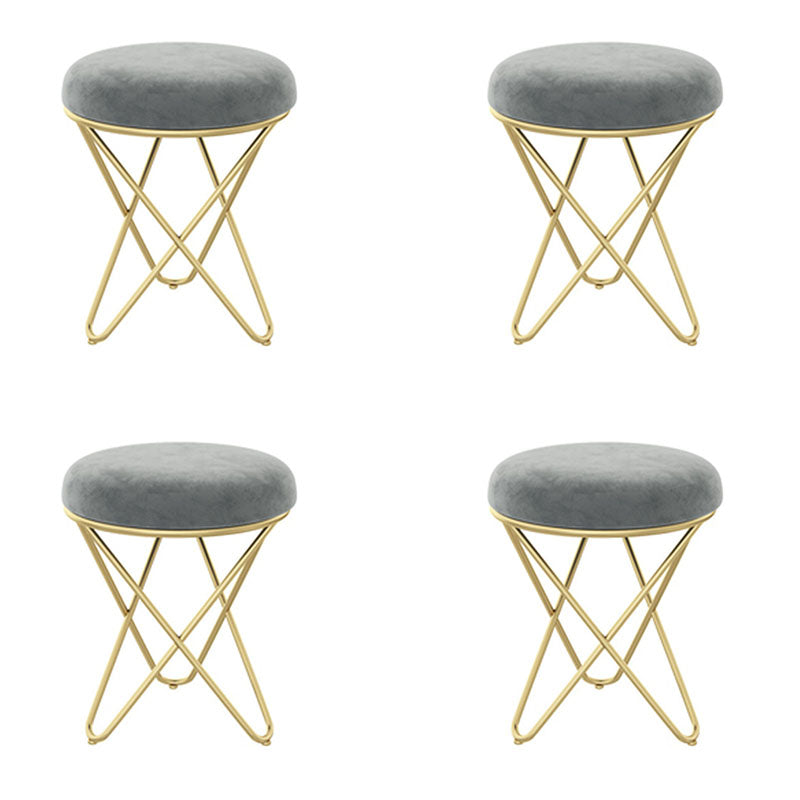 Moderner Goldstandard -Samt -Trea -resistentes Standard für das Wohnzimmer