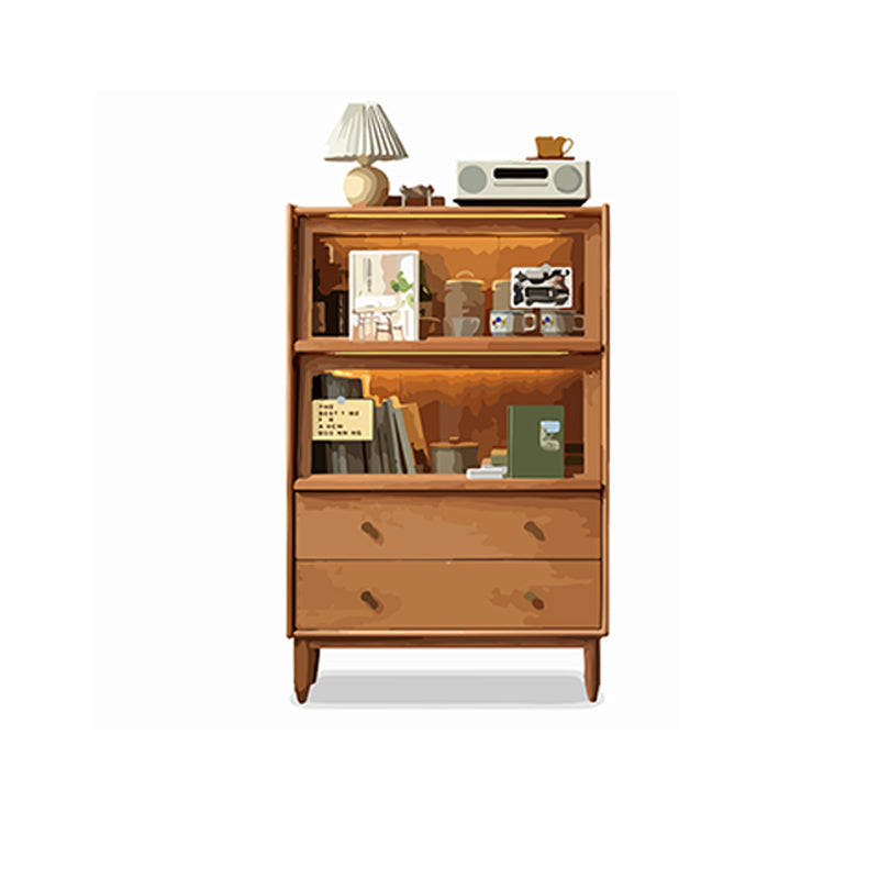 Accento per accento in legno massimo a 2 porte in vetro per la casa