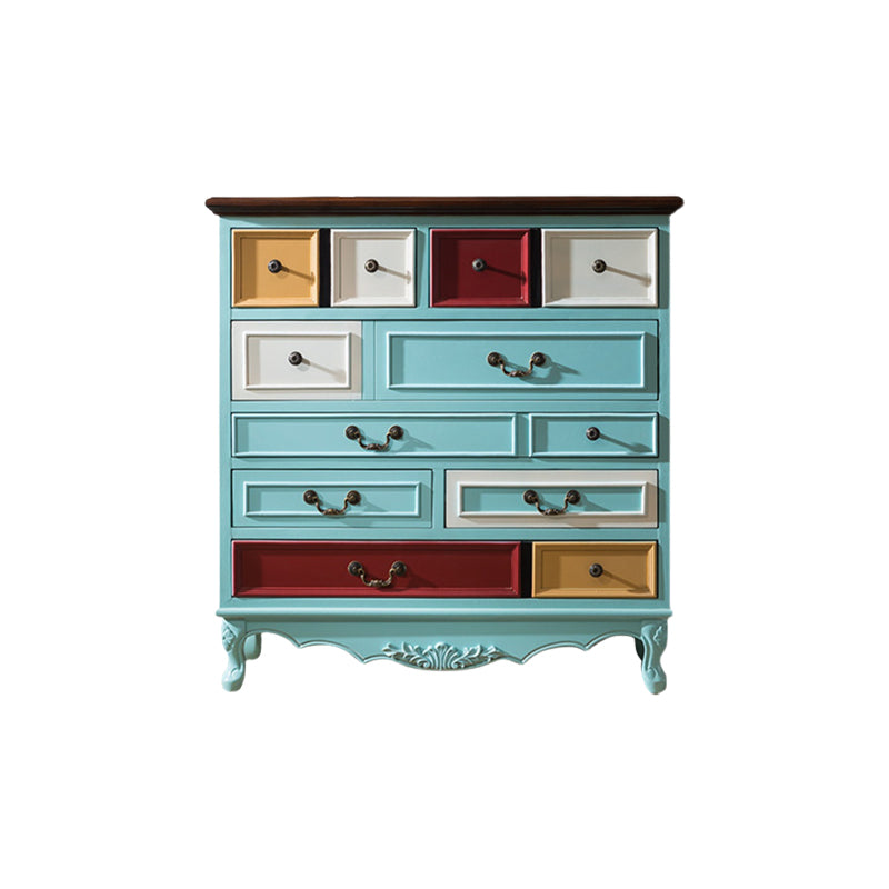 French Country Horizontal Storage Chest Drawers Included for Home
