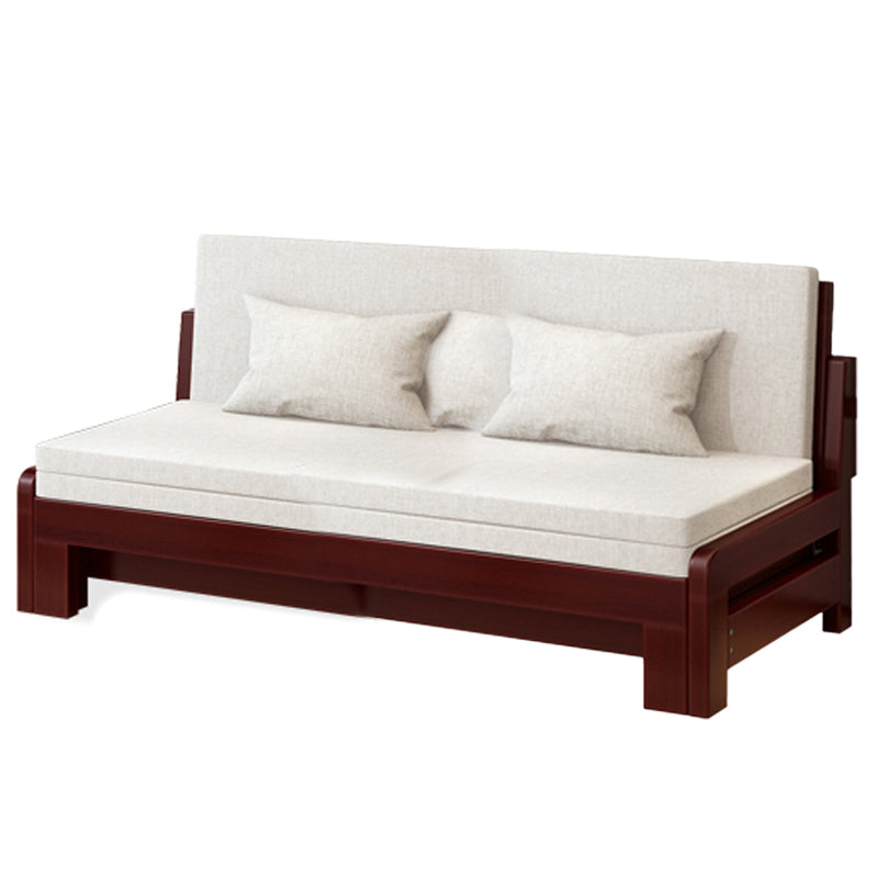 Cuscino scandinavo incluso divano letto 33 "w divano in legno massiccio