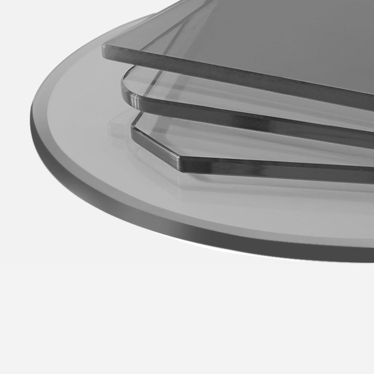 1/2/3 Piece Round Shape Tempered Glass Dining Room Furniture Set Clearhalo 'Dining Room Sets' 'Dining Tables & Seating' 'dining_room_set' 'furn' 'furn_dining_room_set' 'Furniture' 'Kitchen & Dining Furniture' 7747320