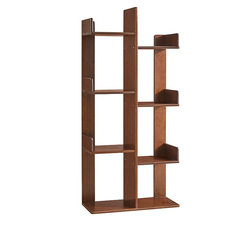 Mid Century moderne houten boekenkast met planken voor thuiskantoor