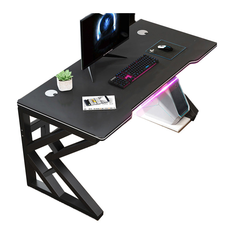 Bureau de bureau industriel du bureau rectangulaire avec des jambes en métal