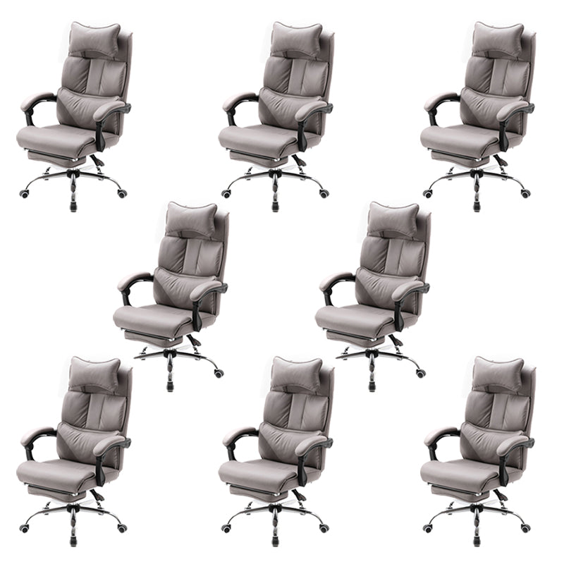 Modern Office Chair Padded Arms No Distressing Ergonomic Desk Chair with Wheels