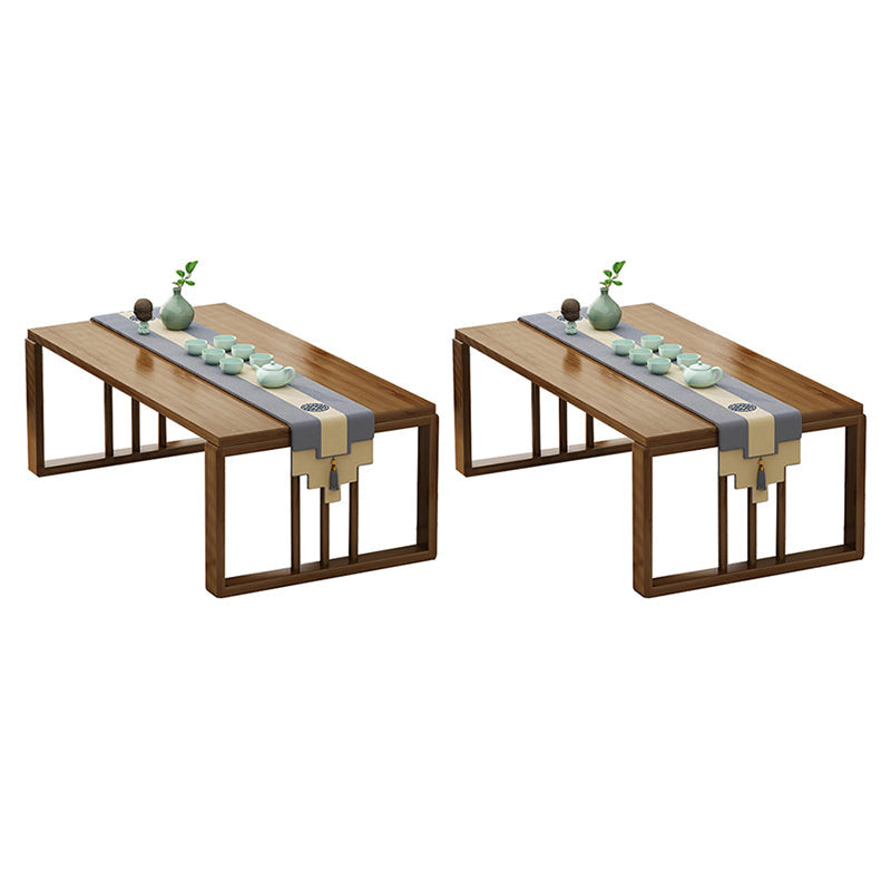 Traditional Solid Wood Accent Side Table in Brown with Rectangle Top 2 Clearhalo 'Coffee & Accent Tables' 'End & Side Tables' 'end_side_tables' 'furn' 'furn_end_side_tables' 'Furniture' 'Living Room Furniture' 7776876