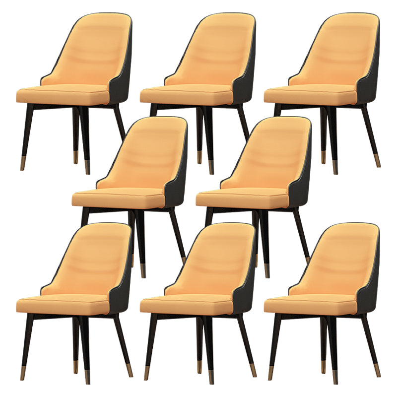 Sedie da pranzo e accento imbottite contemporanee per sala da pranzo