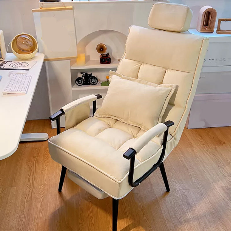 Standard manuale di reclinabile singolo in metallo contemporaneo con cuscino toss