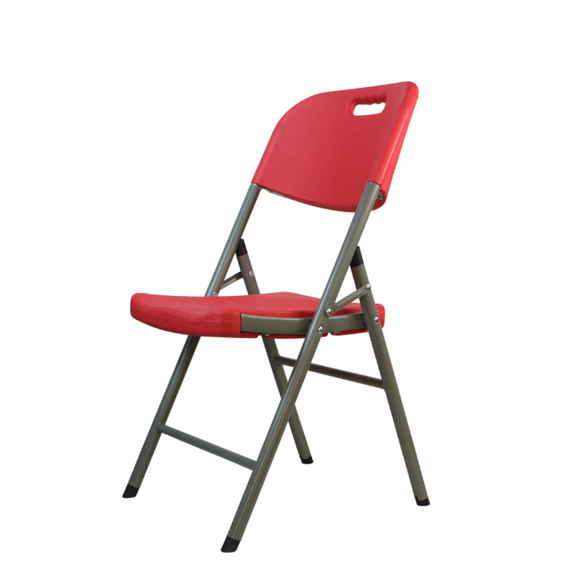 Sedia reclinabile in plastica contemporanea standard a colore singolo con gambe