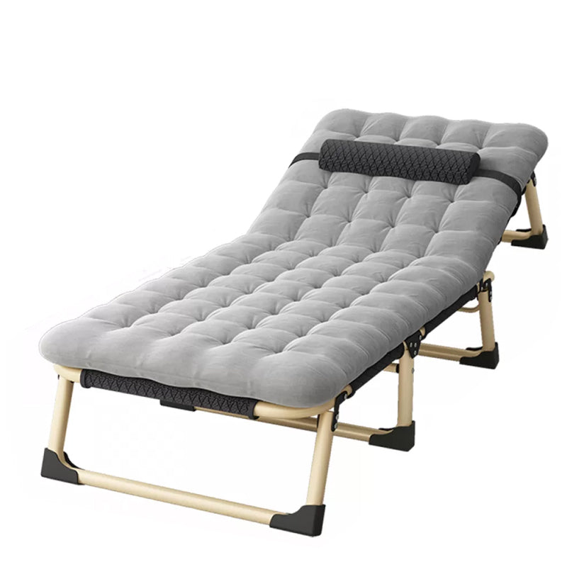 Sedia reclinabile contemporanea in metallo colore solido nessuna serratura