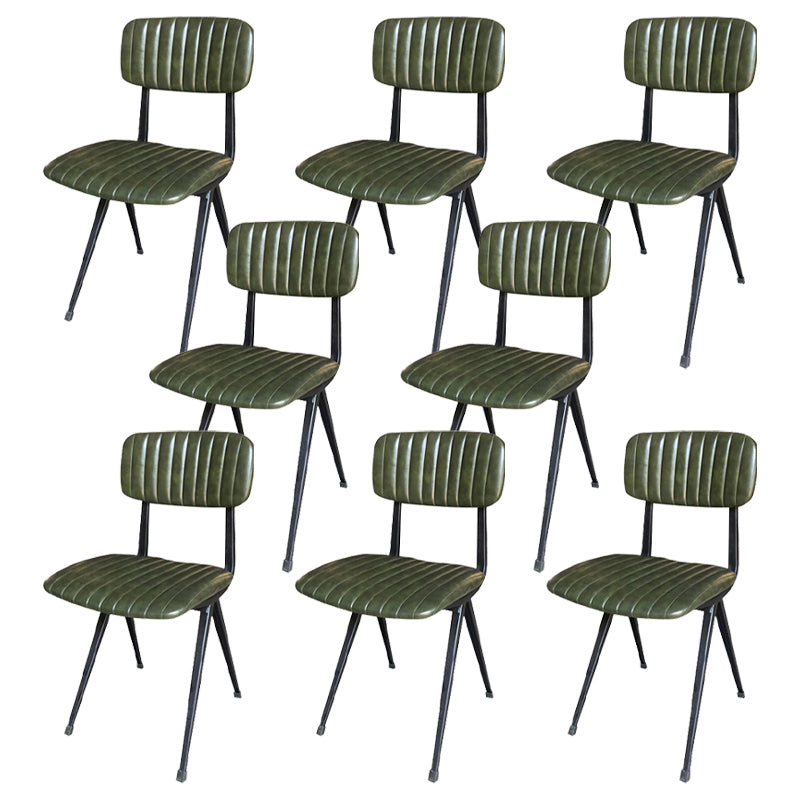 Sala da pranzo contemporanea aperta sedia da pranzo in metallo