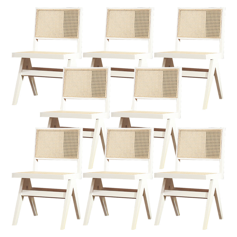 Comedor contemporáneo King Louis Silla de comedor de madera maciza