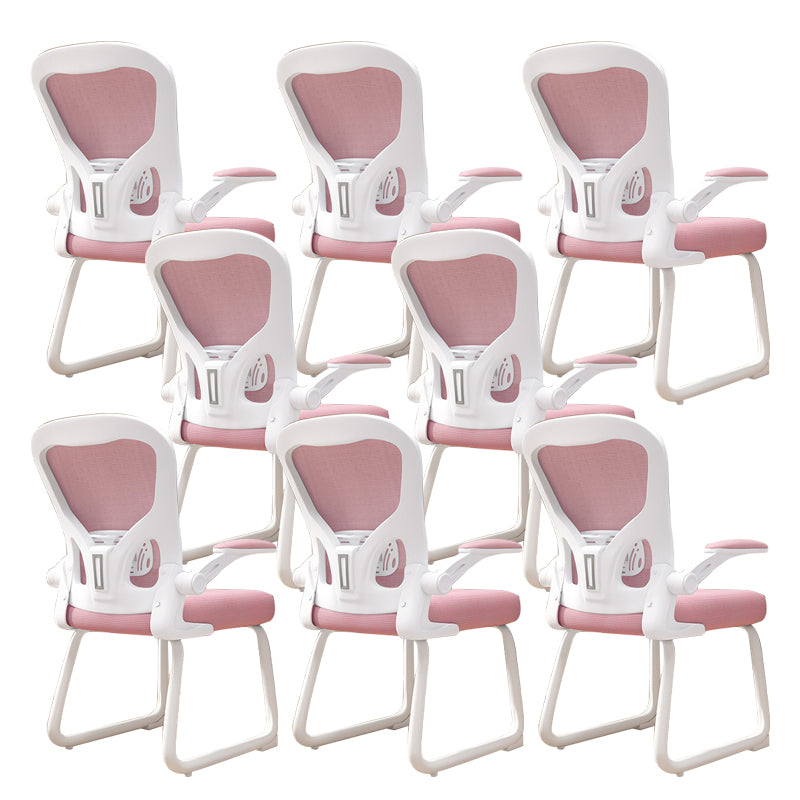 Chaise de bureau à armes rembourrées contemporaines chaise de bureau ergonomique pour le bureau