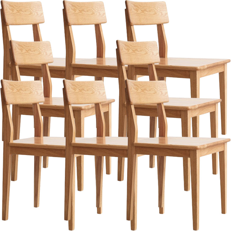 Sedie da pranzo a bracciale a bracciale in legno contemporaneo per sala da pranzo