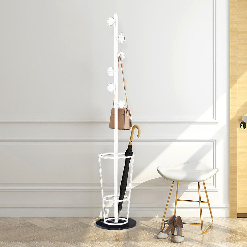 Glam Metal Coat Rack Base Base Hanger para sala de estar