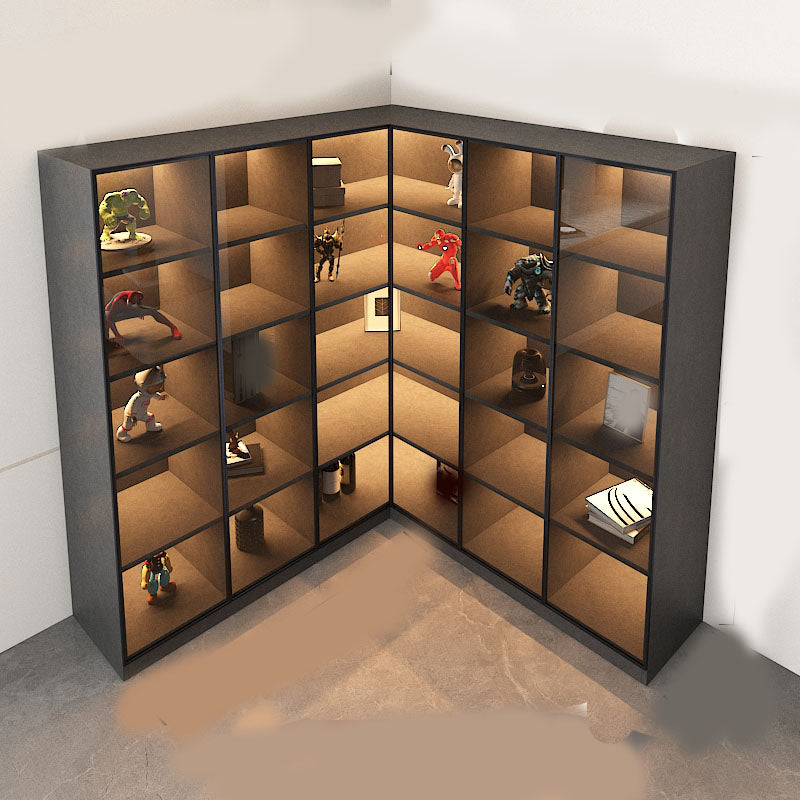 Legno in vetro angolare senza accento contemporaneo angosciante