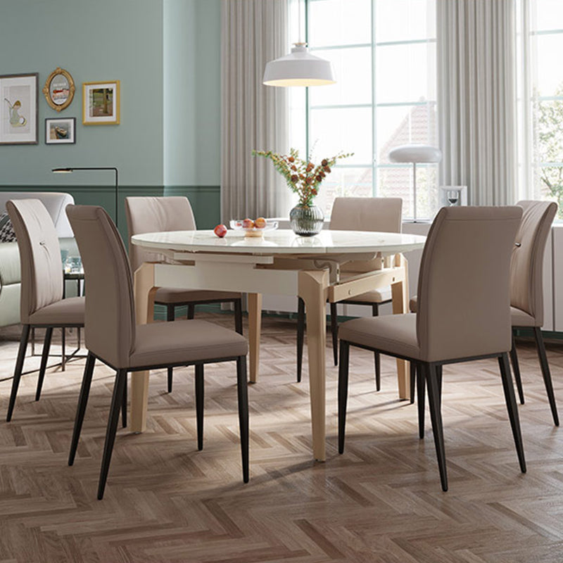 5/7 stuks moderne ronde sinters stenen 4 poten dineren set voor thuis