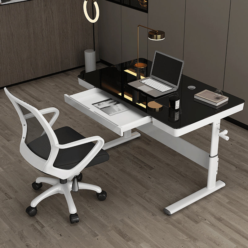 Altezza regolabile Desa di scrivania in acciaio moderno scrivania in acciaio