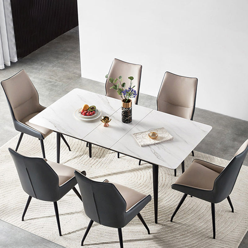 Contemporary Rectangular and Round Easy Folding Stone Dining Table