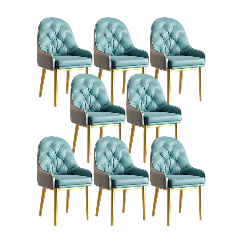 Sedia da pranzo in metallo solido in stile moderno (set di 4/8)