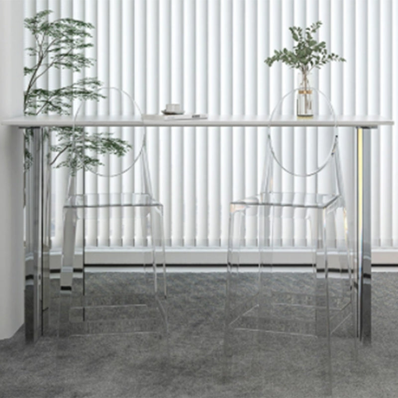 Set di tavoli da bar in pietra sinterizzato 1/3 pezzi per sala da pranzo in cucina