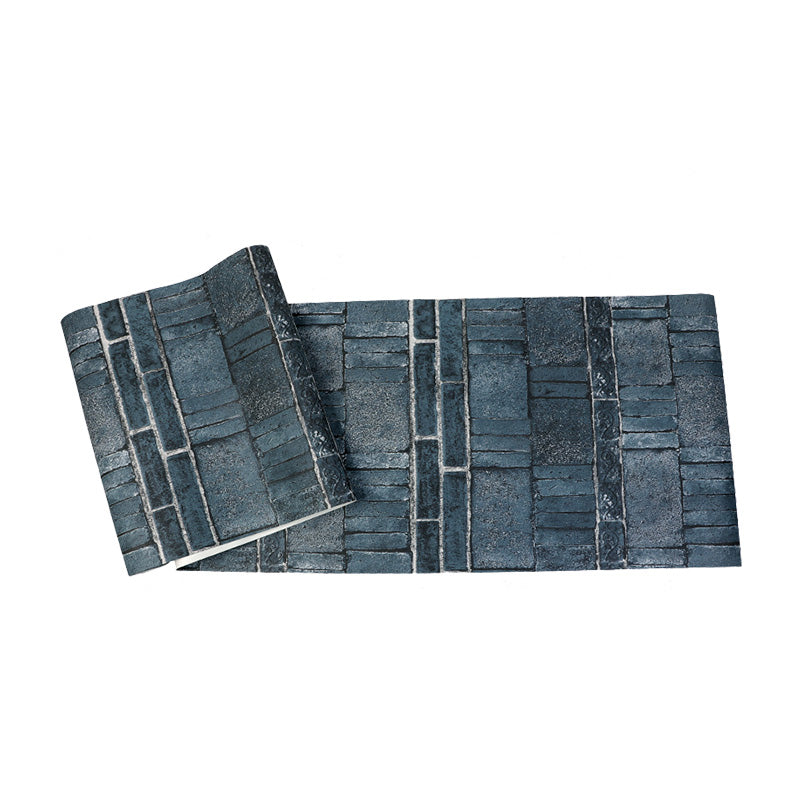 Stain-Resistant Brick Effect Wall Covering PVC Industrial Wallpaper for Accent Wall Clearhalo 'Industrial wall decor' 'Industrial' 'Wallpaper' Wall Decor' 1025923