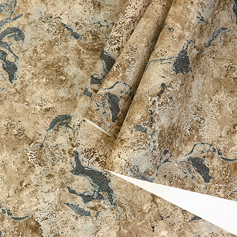 Dark Color Reclaimed Texture Wallpaper Stain-Resistant Wall Covering for Guest Room, Non-Pasted Clearhalo 'Industrial wall decor' 'Industrial' 'Wallpaper' Wall Decor' 1026176