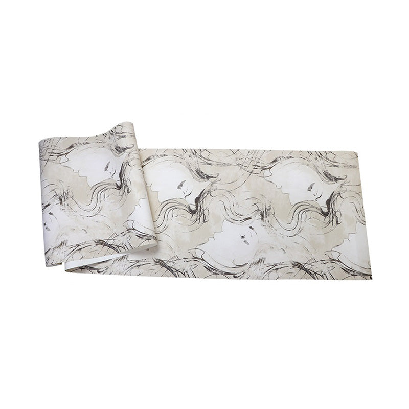 57.1 sq ft. Contemporary Wallpaper Roll for Living Room Decor in Natural Color, Non-Pasted Clearhalo 'Modern wall decor' 'Modern' 'Wallpaper' Wall Decor' 1114646