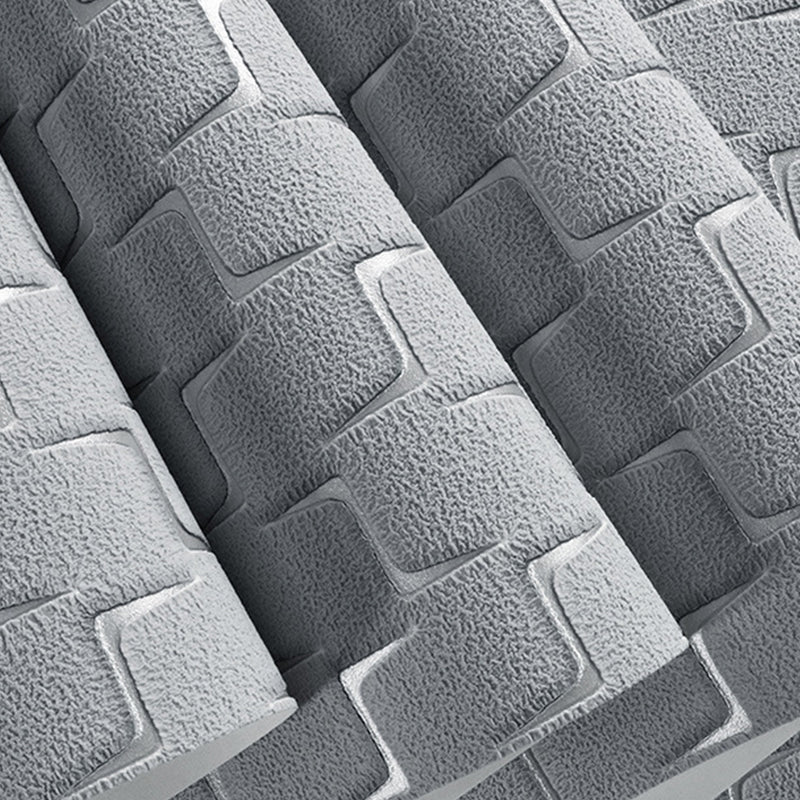 Wall Covering Geometric Dark Color Contemporary Flock Textured Wallpaper, 31' L x 20.5" W Clearhalo 'Modern wall decor' 'Modern' 'Wallpaper' Wall Decor' 1151276