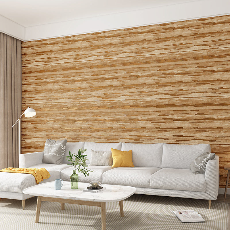 Modern Pastel Color Flock Wallpaper Textured Abstract Unpasted Wall Covering for Home Decor Coffee Clearhalo 'Wall Decor' 'Wallpaper' 1151281