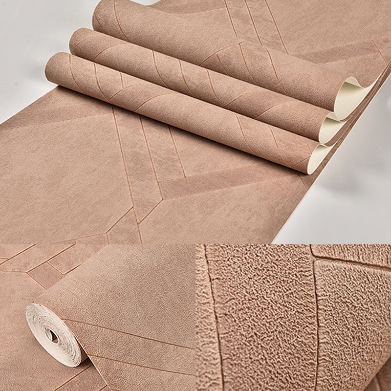 Matrix 57.1-sq ft Wallpaper Roll Pastel Color Textured Moisture Resistant Wall Art for Bedroom Clearhalo 'Modern wall decor' 'Modern' 'Wallpaper' Wall Decor' 1169974