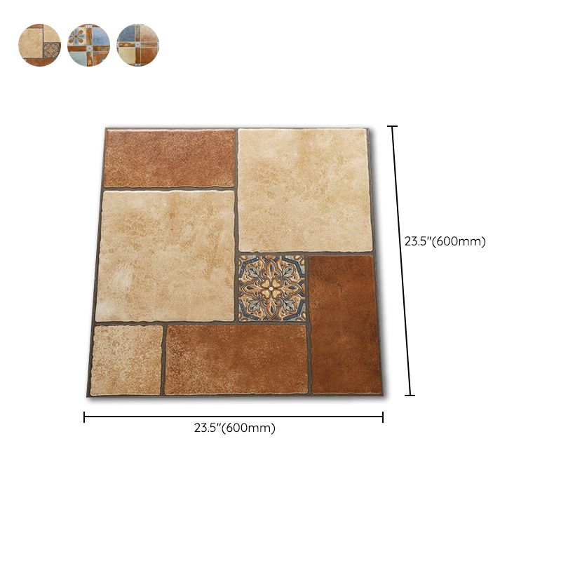 Square Singular Tile American Classic Slip Resistant Outdoor Floor Tile Clearhalo 'Floor Tiles & Wall Tiles' 'floor_tiles_wall_tiles' 'Flooring 'Home Improvement' 'home_improvement' 'home_improvement_floor_tiles_wall_tiles' Walls and Ceiling' 1200x1200_03dcfffd-cfbc-4889-a7f2-618d361630d3
