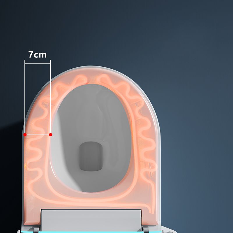 Contemporary Heated Seat Dryer Smart Toilet Elongated White Ceramic Bidet Clearhalo 'Bathroom Remodel & Bathroom Fixtures' 'Bidets' 'Home Improvement' 'home_improvement' 'home_improvement_bidets' 'Toilets & Bidets' 1200x1200_107a3d39-7976-477e-a671-6a75328cb31d
