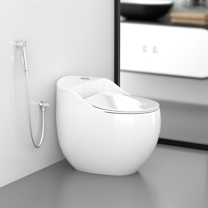 Round-Front Flush Toilet Ceramic Modern One-Piece Toilet with Slow Close Seat Clearhalo 'Bathroom Remodel & Bathroom Fixtures' 'Home Improvement' 'home_improvement' 'home_improvement_toilets' 'Toilets & Bidets' 'Toilets' 1200x1200_14d8e5d3-f45b-4c54-a697-a091b9029e6d