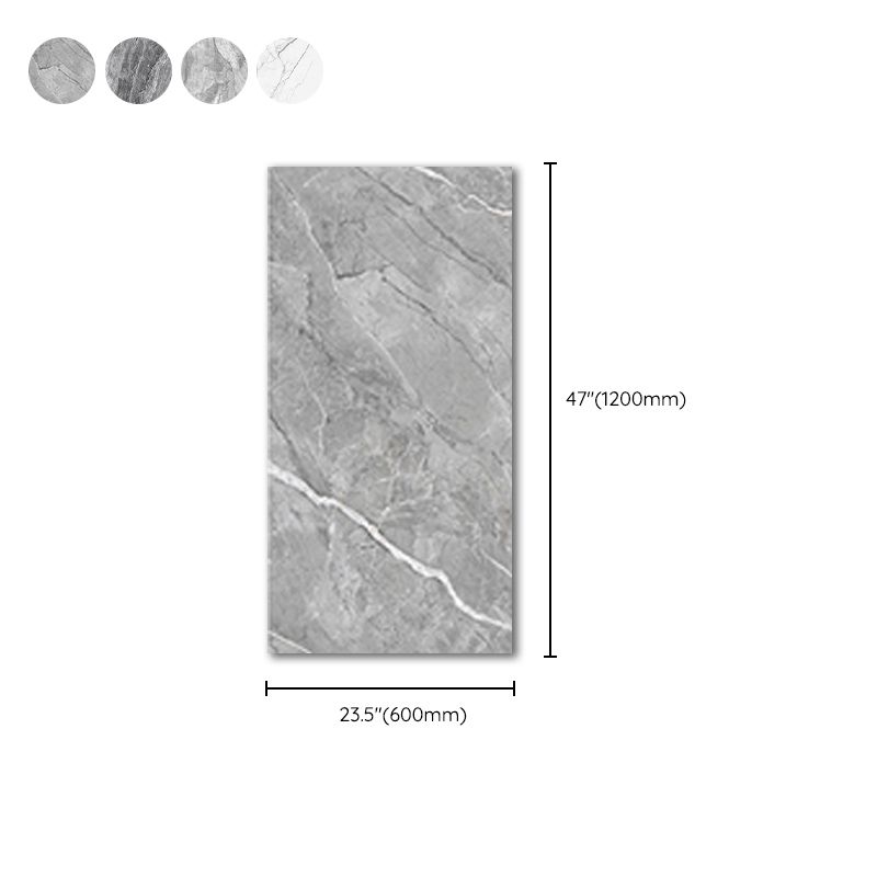 Porcelain Floor and Wall Tile 47.2"×23.6" Mirrored Singular Tile Clearhalo 'Floor Tiles & Wall Tiles' 'floor_tiles_wall_tiles' 'Flooring 'Home Improvement' 'home_improvement' 'home_improvement_floor_tiles_wall_tiles' Walls and Ceiling' 1200x1200_2280b9c9-024b-4e25-9294-5a0076494bab