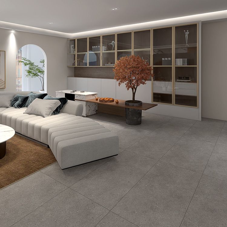 Modern Rectangle Tile Porcelain Plain Frosted Floor and Wall Tile Clearhalo 'Floor Tiles & Wall Tiles' 'floor_tiles_wall_tiles' 'Flooring 'Home Improvement' 'home_improvement' 'home_improvement_floor_tiles_wall_tiles' Walls and Ceiling' 1200x1200_25e4b167-0687-4020-97fa-95a5b9986fde