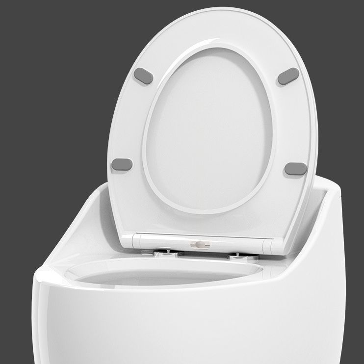 Round-Front Flush Toilet Ceramic Modern One-Piece Toilet with Slow Close Seat Clearhalo 'Bathroom Remodel & Bathroom Fixtures' 'Home Improvement' 'home_improvement' 'home_improvement_toilets' 'Toilets & Bidets' 'Toilets' 1200x1200_3435a135-a3db-48c3-99ef-6ff06c4ff37c